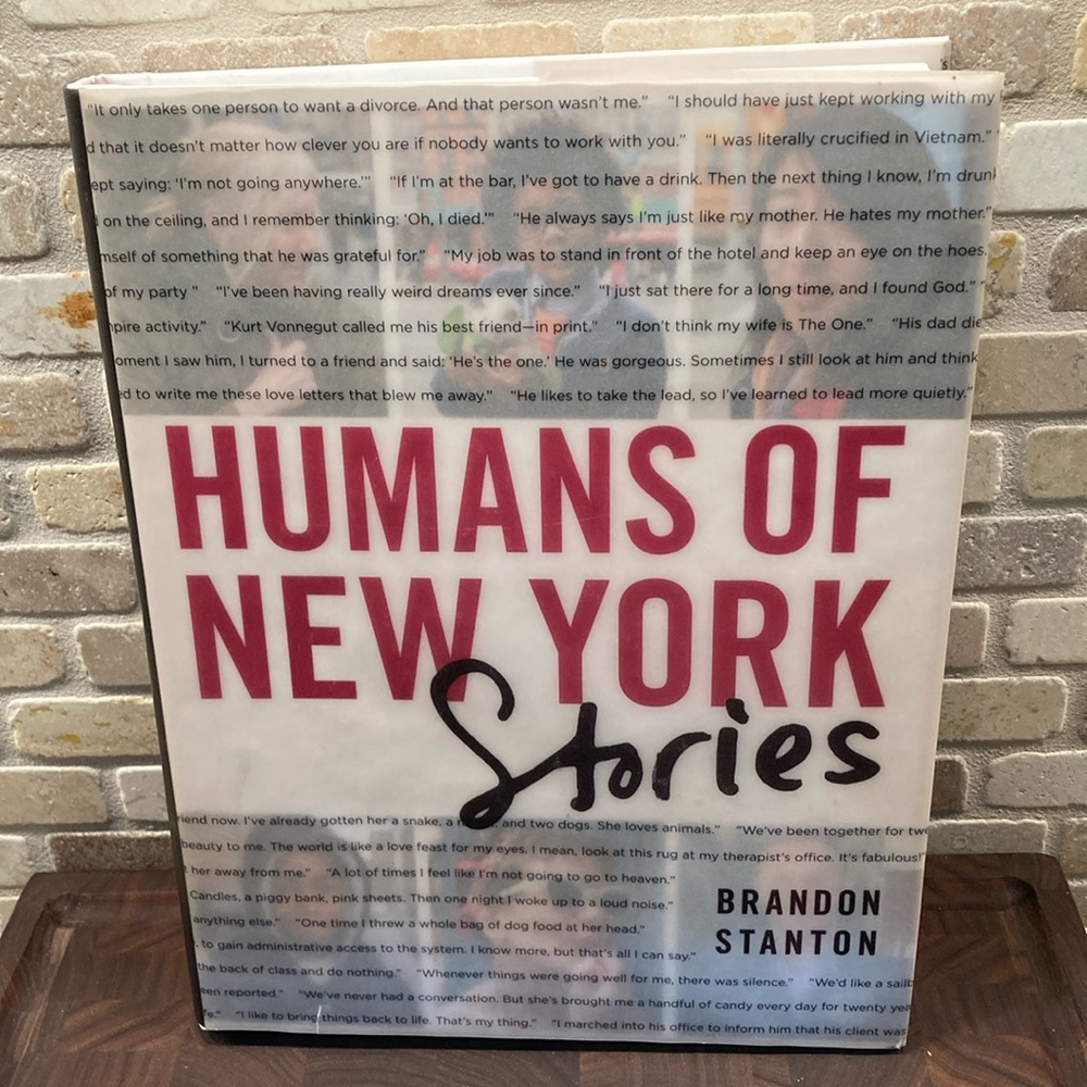 Like New Hardcover Humans of New York Stories by Brandon Stanton